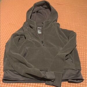 FLX Gray Fleece Hooded Sweatshirt